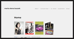 Desktop Screenshot of mariabuszek.com